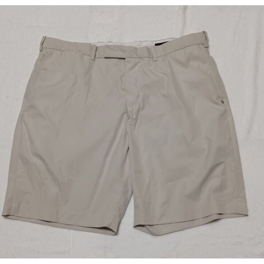 RLX Ralph‎ Lauren Mens Golf Shorts Tan Khaki Performance Flat Front Size 38